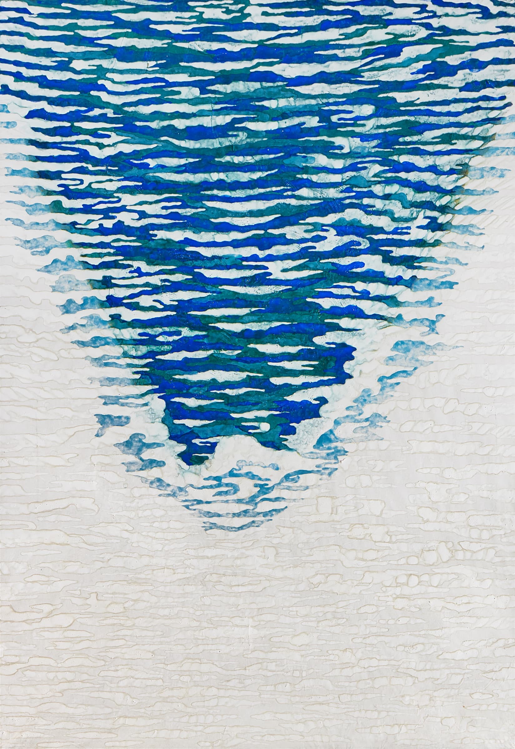 加藤弘光《水の詩》2012年 紙本墨画金彩着色 117.4 × 80.4 cm