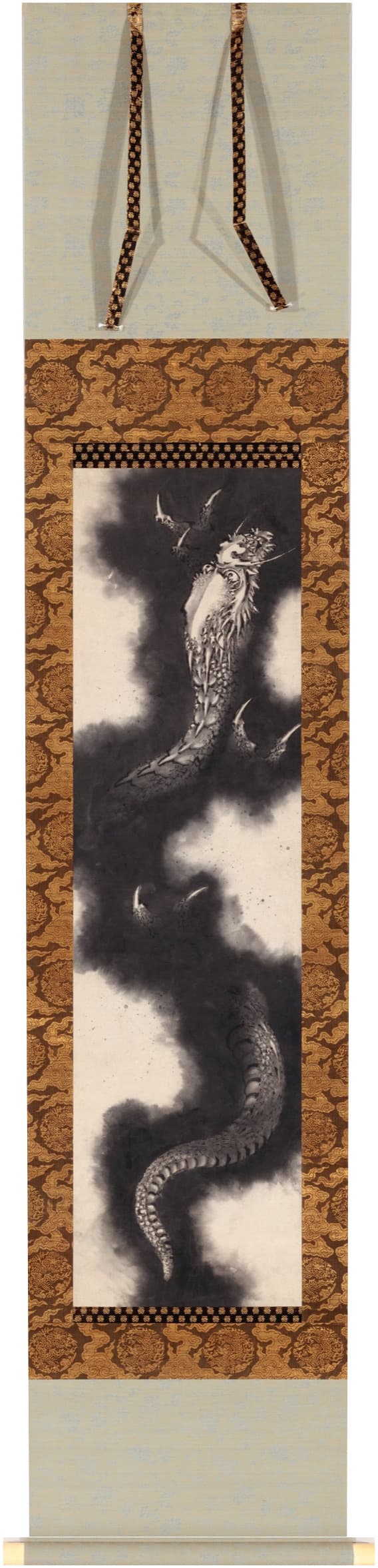 葛飾北斎《昇龍図》102.4 × 27.9 cm