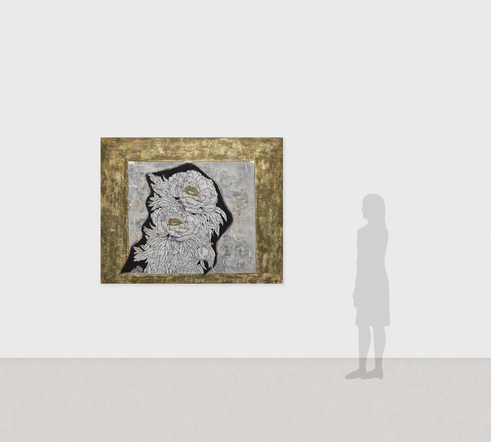 Hiromitsu Kato《悠2》Ink, gold, silver and colors on Japanese paper 130 × 162 cm　Installation view