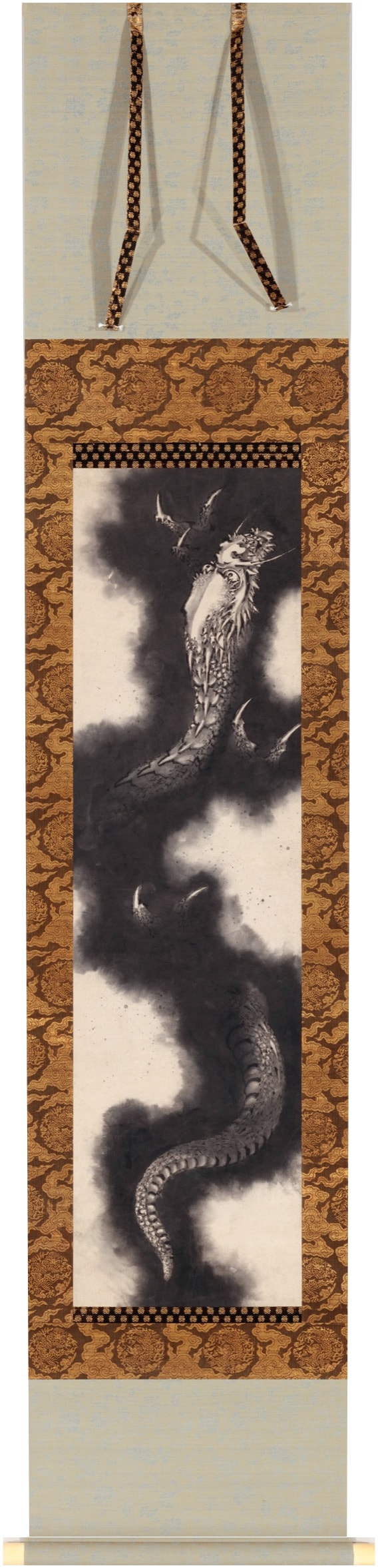 葛飾北斎《昇龍図》102.4 × 27.9 cm